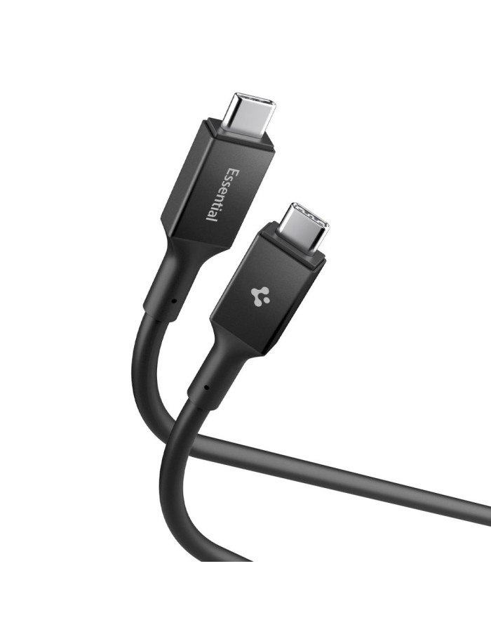 Spigen Essential EB24012CC USB-C / USB-C 240W 120cm Cable - Black