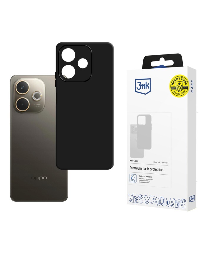 3mk Matt Case for Oppo A5 Pro 5G - Matte Black