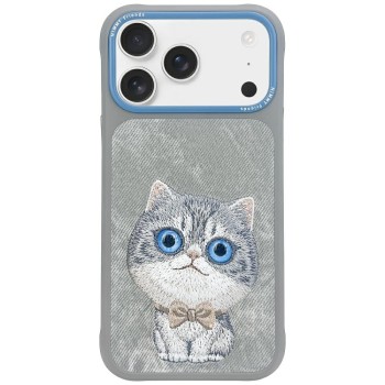 Nimmy Big Eyed Pet 2.0 Cat Case for iPhone 17 Pro Max - Gray Nimmy Big Eyed Pet 2.0 Cat Case for iPhone 17 Pro Max - Gray