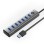 Orico CL7U-U3 hub 7x USB-A 3.0 + USB-C 5V/3A 1m - gray
