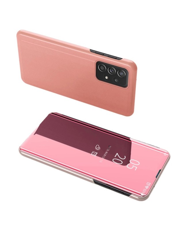 Clear View Case flip cover for Samsung Galaxy A73 pink Clear View Case flip cover for Samsung Galaxy A73 pink