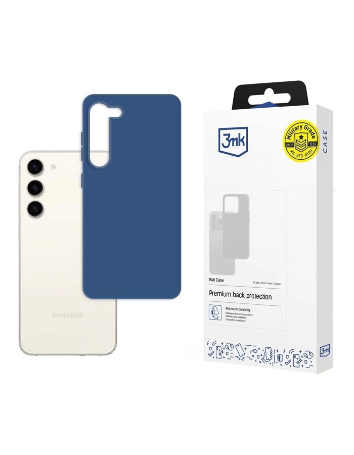 Samsung Galaxy S23 Plus - 3mk Matt Case blueberry Samsung Galaxy S23 Plus - 3mk Matt Case blueberry