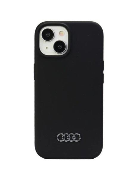 Audi Silicone Case for iPhone 15 Plus - black