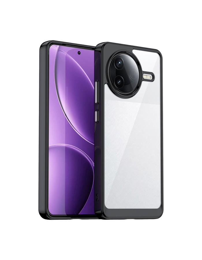 Outer Space Case with Gel Frame for Xiaomi Poco F7 Ultra - Black Outer Space Case with Gel Frame for Xiaomi Poco F7 Ultra - Black