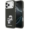Karl Lagerfeld IML Aquarelle Karl & Choupette & Logo MagSafe Case for iPhone 17 Pro - Black Karl Lagerfeld IML Aquarelle Karl & Choupette & Logo MagSafe Case for iPhone 17 Pro - Black
