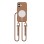 Tech-Protect MagNecklace MagSafe case with lanyard for iPhone 16 - brown