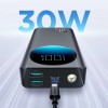Powerbank Joyroom JR-PBF02 30W 20000mAh + USB-A - USB-C cable 0.25m - black Powerbank Joyroom JR-PBF02 30W 20000mAh + USB-A - USB-C cable 0.25m - black