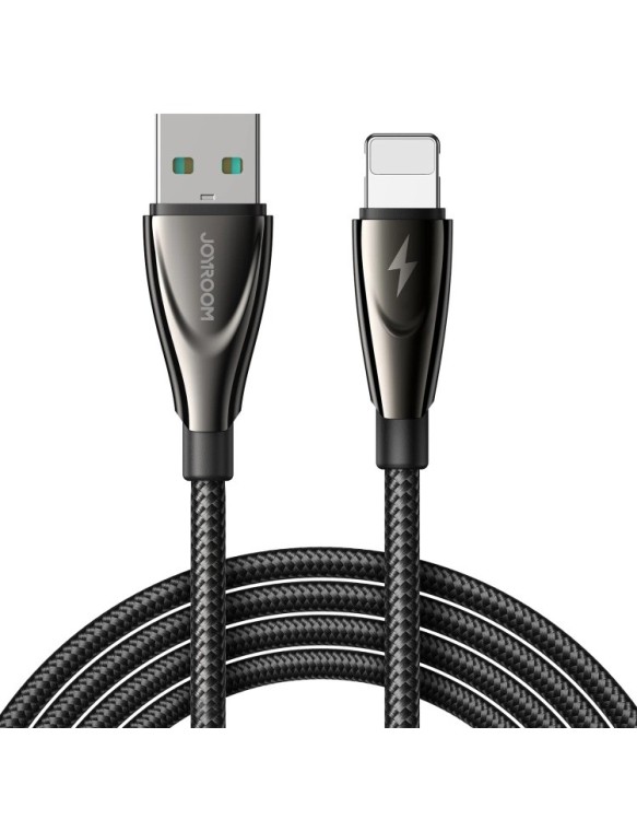 Joyroom Pioneer Series SA31-AL3 USB-A / Lightning 3A Cable 1.2m - Black Joyroom Pioneer Series SA31-AL3 USB-A / Lightning 3A Cable 1.2m - Black