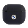 BMW Genuine Leather Silver Logo Case for AirPods 3 - Navy Blue BMW Genuine Leather Silver Logo Case for AirPods 3 - Navy Blue