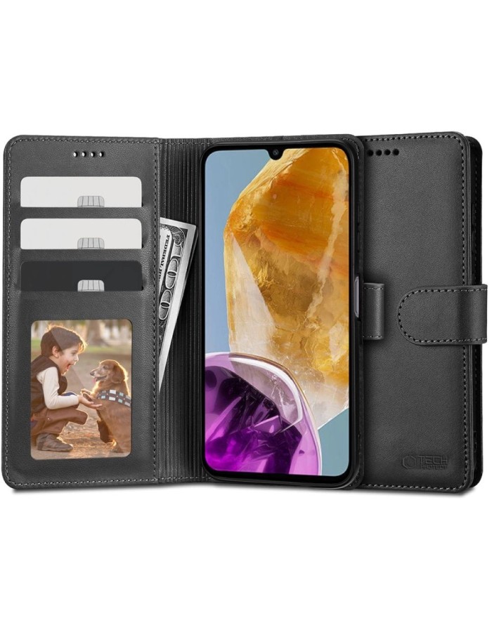 Tech-Protect Wallet Case for Samsung Galaxy M15 5G - Black Tech-Protect Wallet Case for Samsung Galaxy M15 5G - Black