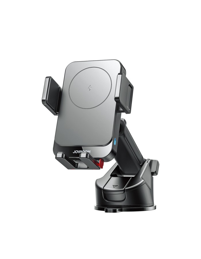 Joyroom JR-ZS241S car mount with inductive charger for dashboard - black