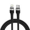 Wozinsky WNBCL2 Lightning / USB-C PD 30W cable 2 m - black Wozinsky WNBCL2 Lightning / USB-C PD 30W cable 2 m - black