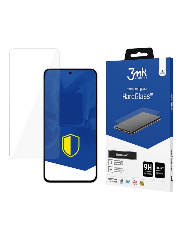 Tempered glass 9H 3mk HardGlass™ for Samsung Galaxy S24 FE Tempered glass 9H 3mk HardGlass™ for Samsung Galaxy S24 FE