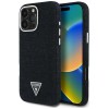 Guess Denim Triangle Logo MagSafe iPhone 16 Pro Max Case - Black Guess Denim Triangle Logo MagSafe iPhone 16 Pro Max Case - Black