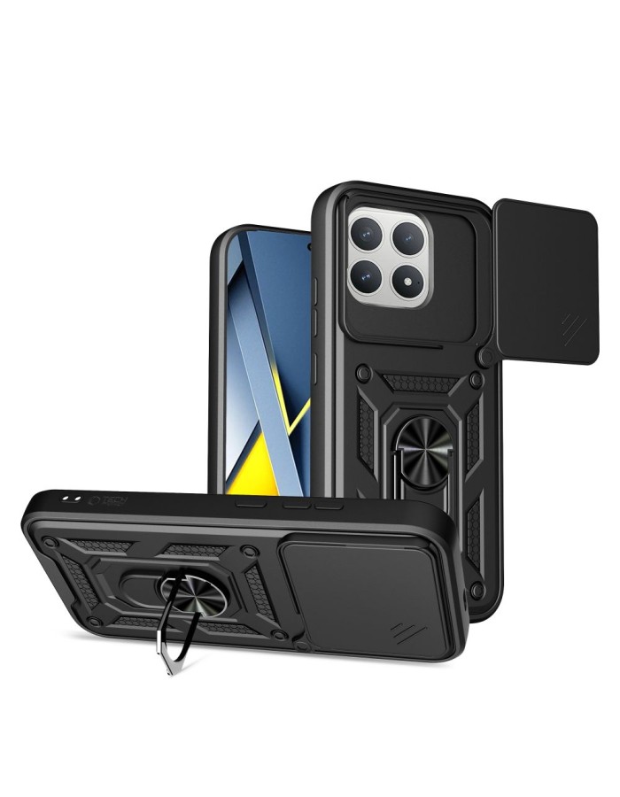 Tech-Protect CamShield Pro Case for Xiaomi Poco F8 - Black
