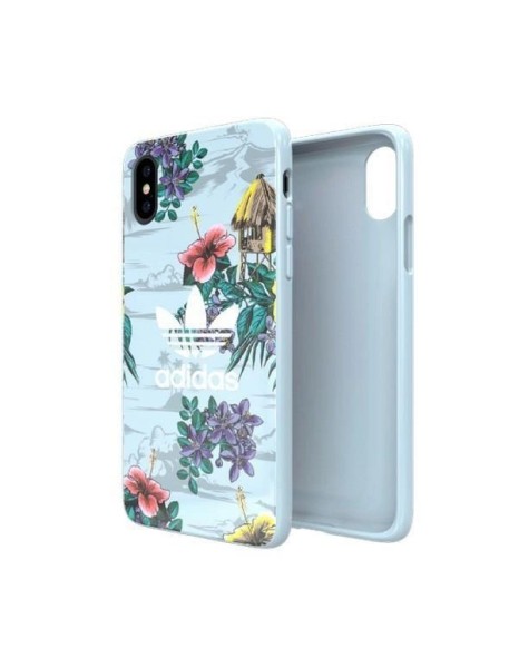 Adidas OR SnapCase Floral case for iPhone X / Xs - gray