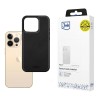 3mk Hardy Apple Silky Leather MagCase for iPhone 13 Pro - Black