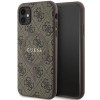 Guess GUHMN61G4GFRW iPhone 11 6.1" / Xr brown/brown hardcase 4G Collection Leather Metal Logo MagSafe Guess GUHMN61G4GFRW iPhone 11 6.1" / Xr brown/brown hardcase 4G Collection Leather Metal Logo MagSafe