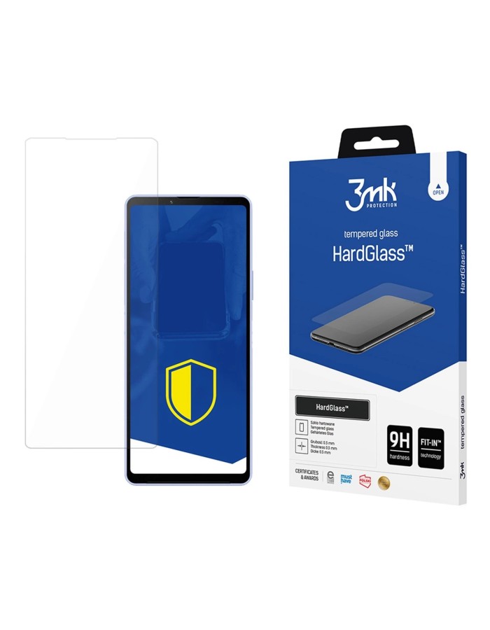 Tempered glass 3mk HardGlass™ for Sony Xperia 10 VI Tempered glass 3mk HardGlass™ for Sony Xperia 10 VI