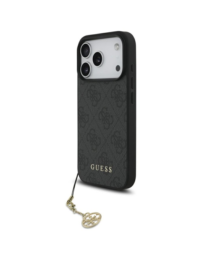 Guess 4G Charms Collection MagSafe case for iPhone 17 Pro - black Guess 4G Charms Collection MagSafe case for iPhone 17 Pro - black