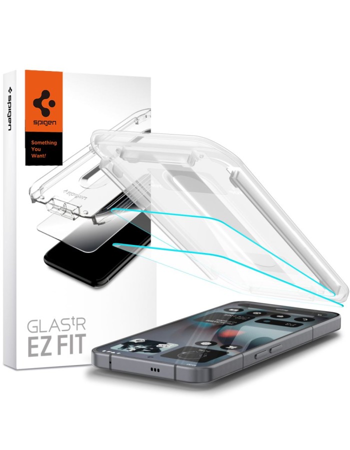 Spigen Glas.TR EZ Fit Tempered Glass 2-pack for Nothing Phone 3 - Transparent Spigen Glas.TR EZ Fit Tempered Glass 2-pack for Nothing Phone 3 - Transparent