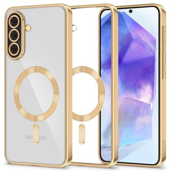 Tech-Protect MagFlex MagSafe Case for Samsung Galaxy A57 5G - Transparent Gold Tech-Protect MagFlex MagSafe Case for Samsung Galaxy A57 5G - Transparent Gold