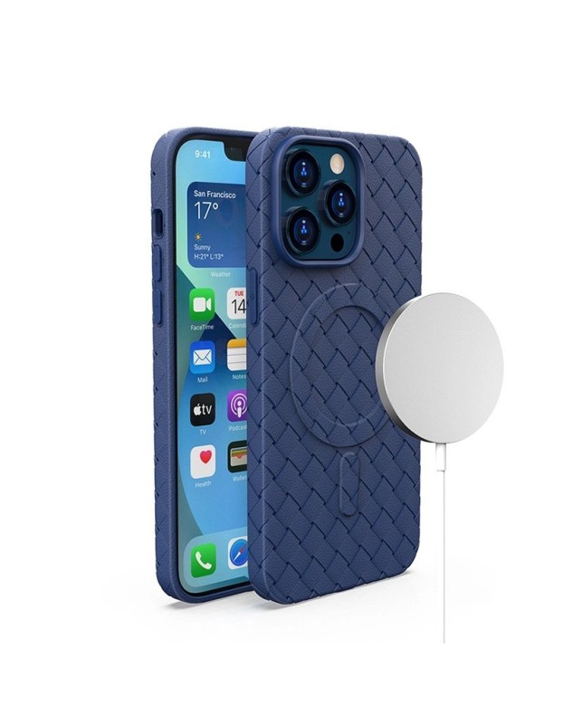 MagSafe Woven Case for iPhone 14 Pro - navy blue MagSafe Woven Case for iPhone 14 Pro - navy blue