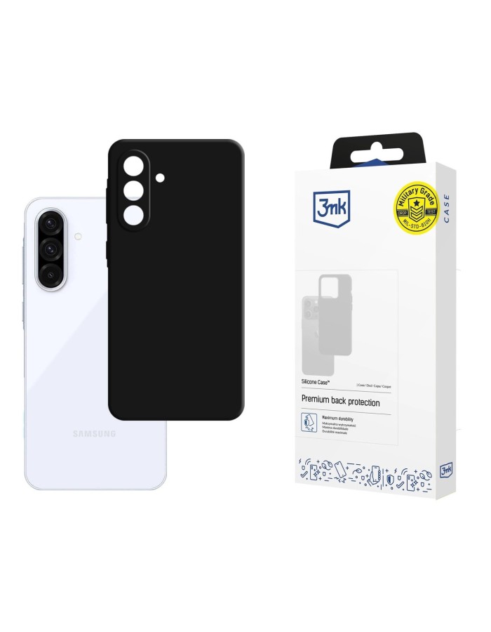 3mk Silicone Case for Samsung Galaxy A36 5G - Black