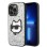 Karl Lagerfeld KLHCP14XG2CPS iPhone 14 Pro Max 6.7" silver/silver hardcase Glitter Choupette Patch