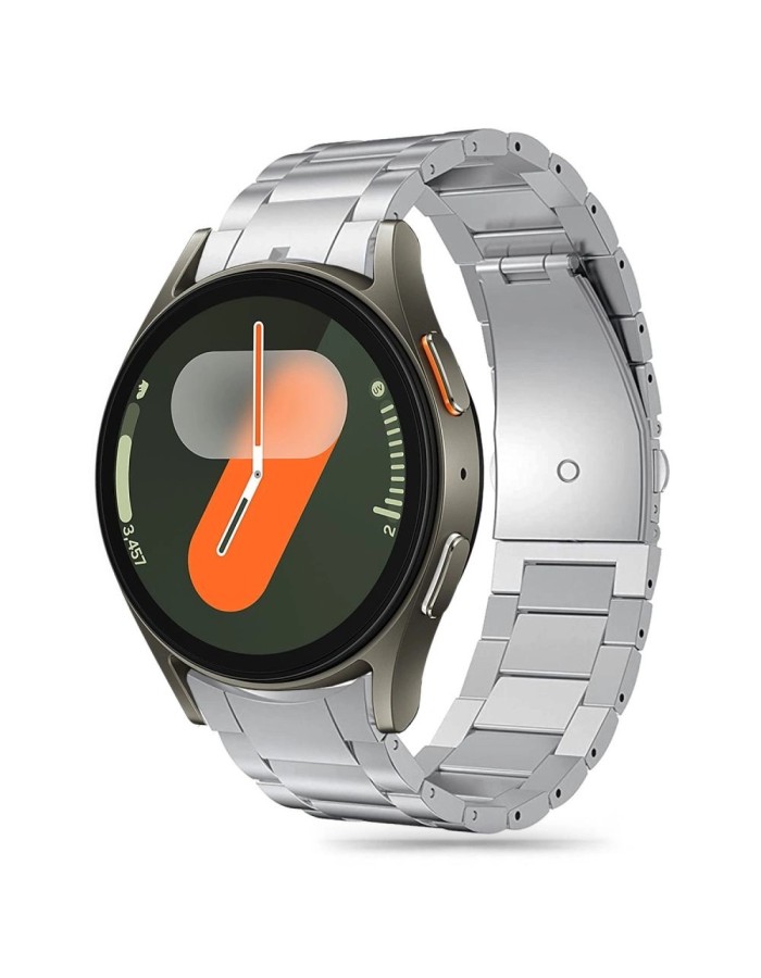 Tech-Protect Stainless Strap for Samsung Galaxy Watch 4 / 5 / 5 Pro / 6 / 7 / FE - Silver