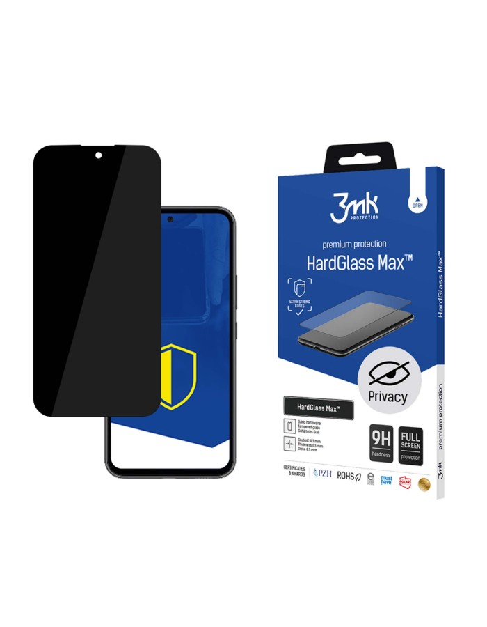 9H 3mk HardGlass Max Privacy™ privacy glass for Samsung Galaxy A55 5G 9H 3mk HardGlass Max Privacy™ privacy glass for Samsung Galaxy A55 5G