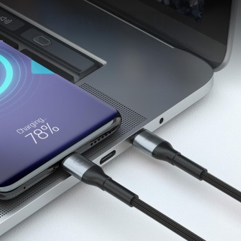 3mk Hyper Cable 3mk Hyper Cable N-SERIES USB-C / USB-C 1m 20V/5A 100W / black