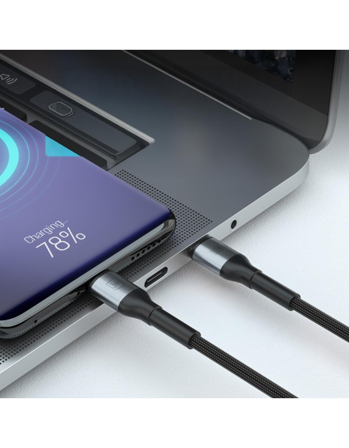 3mk Hyper Cable 3mk Hyper Cable N-SERIES USB-C / USB-C 1m 20V/5A 100W / black 3mk Hyper Cable 3mk Hyper Cable N-SERIES USB-C / USB-C 1m 20V/5A 100W / black