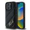 Karl Lagerfeld Quilted Signature iPhone 16 Pro Max Case - Black Karl Lagerfeld Quilted Signature iPhone 16 Pro Max Case - Black