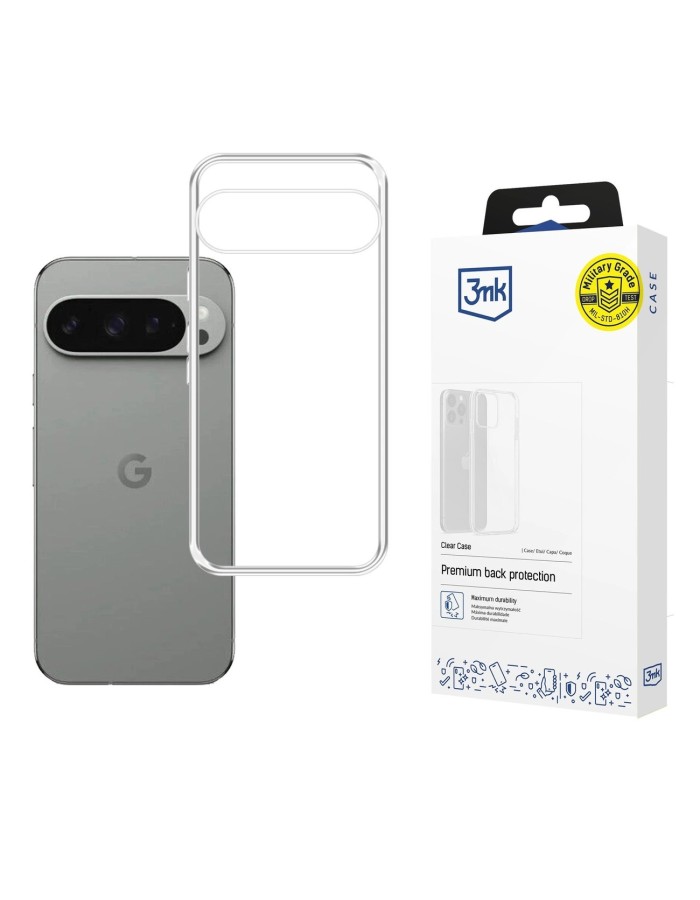 3mk Clear Case for Google Pixel 10 / Google Pixel 10 Pro - transparent