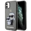 Karl Lagerfeld KLHCN61HNKCTGK iPhone 11 / Xr 6.1" black/black hardcase Gliter Karl&amp;amp;Choupette