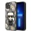 Karl Lagerfeld Flower Ikonik Karl case for iPhone 13 mini - gray