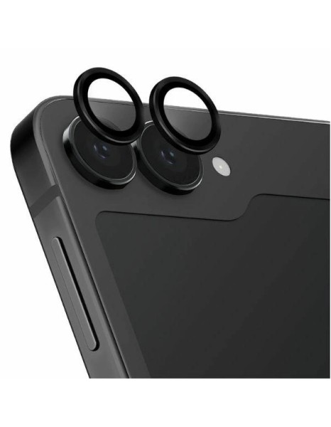 Uniq Optix Auminium Tempered Glass for Lens with Applicator for Samsung Galaxy Z Flip 6 - Black