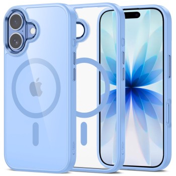 Tech-Protect MagMat MagSafe Case for iPhone 17 - Transparent Blue Tech-Protect MagMat MagSafe Case for iPhone 17 - Transparent Blue