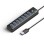 Orico PW7U-U3 hub 7x USB-A 3.0 + USB-C 5V/3A 1m - black