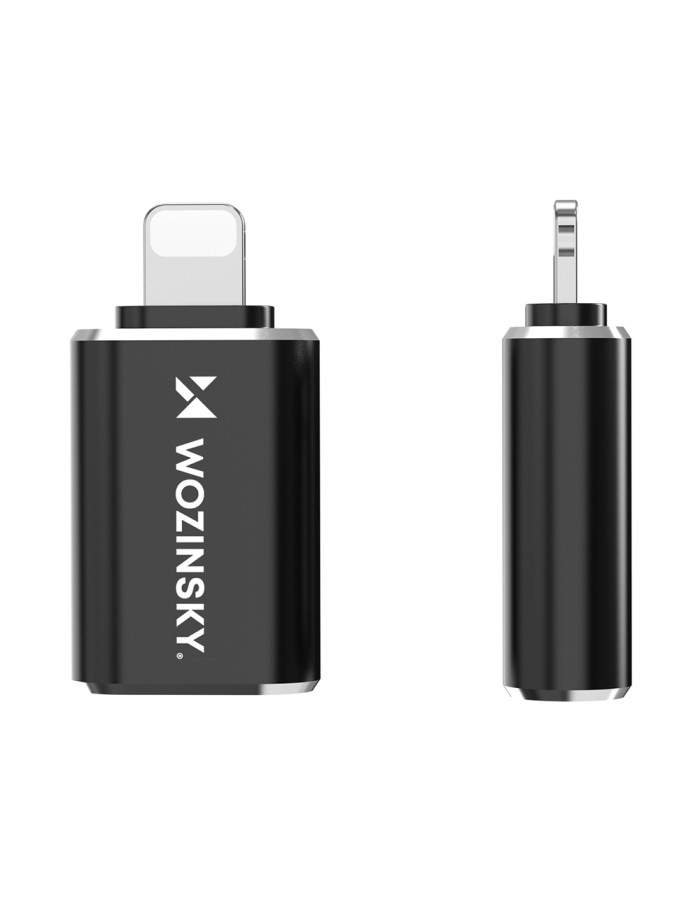 Wozinsky WALA-01 Lightning to USB-A OTG Adapter - Black
