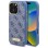 Guess 4G Logo Plate MagSafe Case for iPhone 16 Pro - Blue