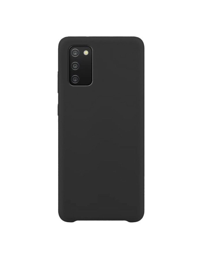 Silicone Case Soft Flexible Rubber Cover for Samsung Galaxy A03s black Silicone Case Soft Flexible Rubber Cover for Samsung Galaxy A03s black