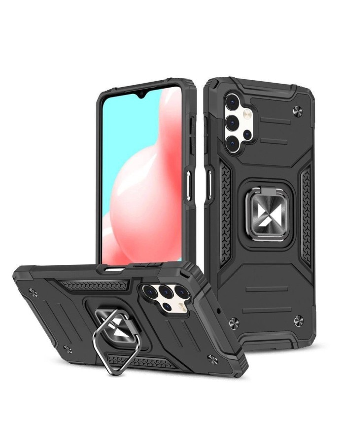 Wozinsky Ring Armor Tough Hybrid Case Cover + Magnetic Mount for Samsung Galaxy A13 5G black Wozinsky Ring Armor Tough Hybrid Case Cover + Magnetic Mount for Samsung Galaxy A13 5G black