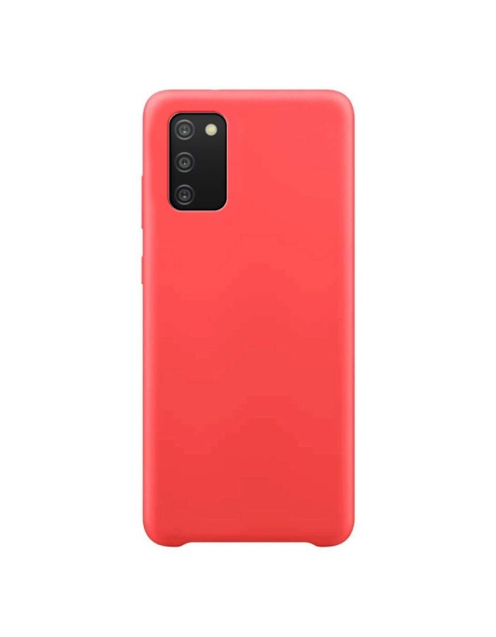 Silicone Case Soft Flexible Rubber Cover for Samsung Galaxy A03s red Silicone Case Soft Flexible Rubber Cover for Samsung Galaxy A03s red