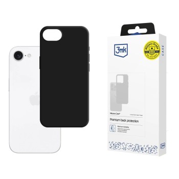 3mk Silicone Case for Apple iPhone 16e / SE 4 - Black