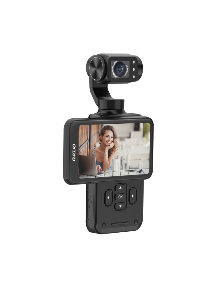 Ordro Pocket M5 3-Axis Gimbal Camera, 5K, for Vlogging and YouTube – Black Ordro Pocket M5 3-Axis Gimbal Camera, 5K, for Vlogging and YouTube – Black
