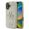 Guess Fixed Glitter Big 4G iPhone 16 Case - Gold