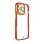 Fashion Case for iPhone 12 Pro Gold Frame Gel Cover Red