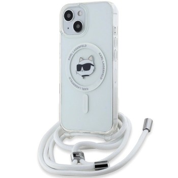 Karl Lagerfeld IML Choupette Head &amp;amp; Cord MagSafe case for iPhone 13 / 14 / 15 - transparent